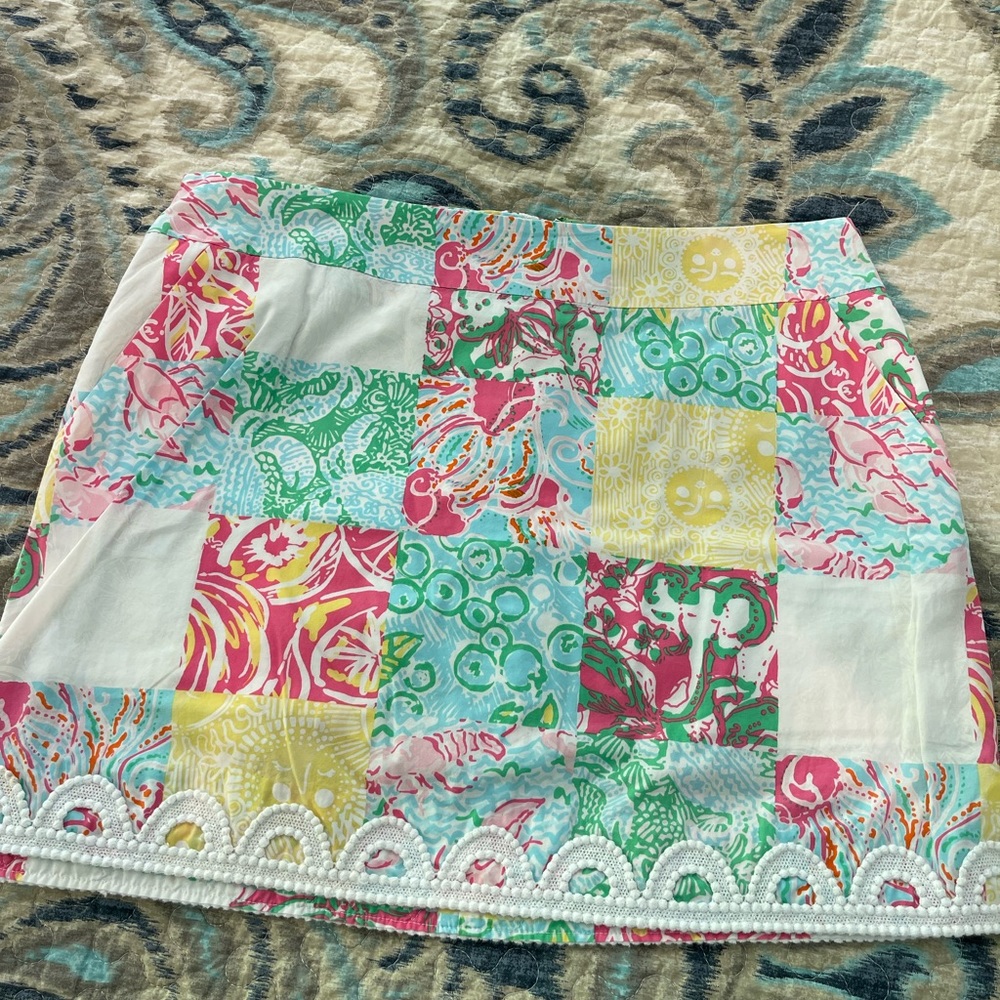 Lilly Pulitzer patchwork skirt